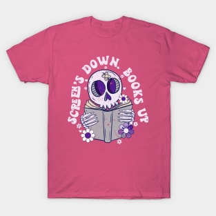 Screen's down books up T-Shirt